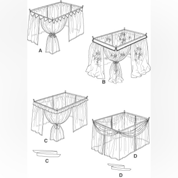 🪡 McCall's Home Decorating Pattern for Canopies 5123 - Picture 2 of 6
